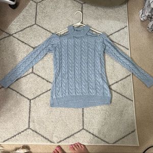 Paton proper S cold shoulder sweater